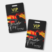 Scratching Hits VIP All Access Ausweis (Vorder- & Rückseite)