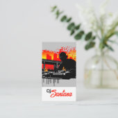 Scratching Hits Visitenkarte (Stehend Vorderseite)