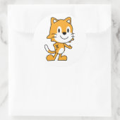 ScratchJr Cat Sticker (Tasche)