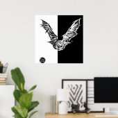 Scratchy Bat Poster/Print 1 Poster (Heimbüro)
