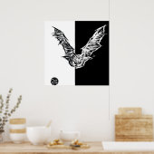 Scratchy Bat Poster/Print 1 Poster (Küche)