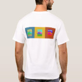 Scratchy Buttes-Triptychon-T - Shirt (Rückseite)
