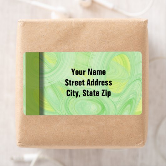 Scratchy Green Spirals (Insitu)