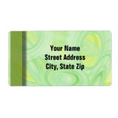 Scratchy Green Spirals (Vorne)