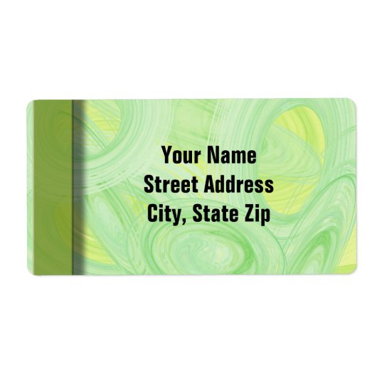 Scratchy Green Spirals (Vorne)