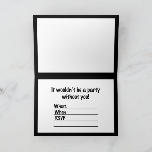 Scratchy Yellow and Red Halloween Text Image Karte (Innenseite)