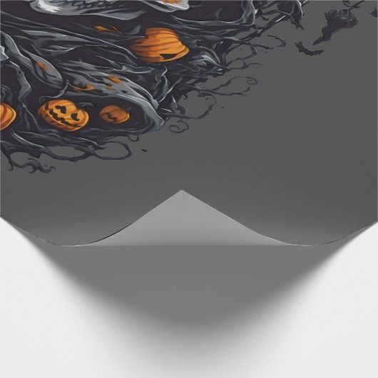 Scray Halloween Geschenkpapier (Ecke)