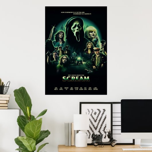 Scream 1996 poster (Heimbüro)