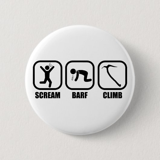 Scream Barf Climb Button (Vorderseite)