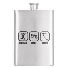 Scream Barf Climb Flachmann