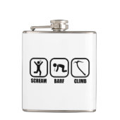 Scream Barf Climb Flachmann (Vorderseite)