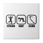Scream Barf Climb Fliese (Vorderseite)