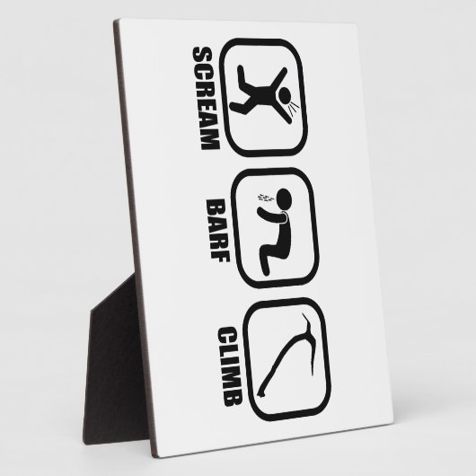 Scream Barf Climb Fotoplatte (Seite)