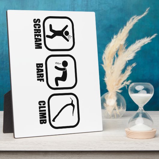 Scream Barf Climb Fotoplatte (Seite)