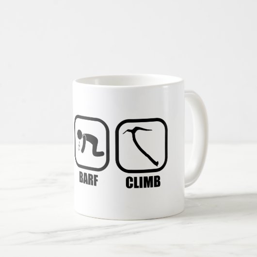 Scream Barf Climb Kaffeetasse (VorderseiteRechts)