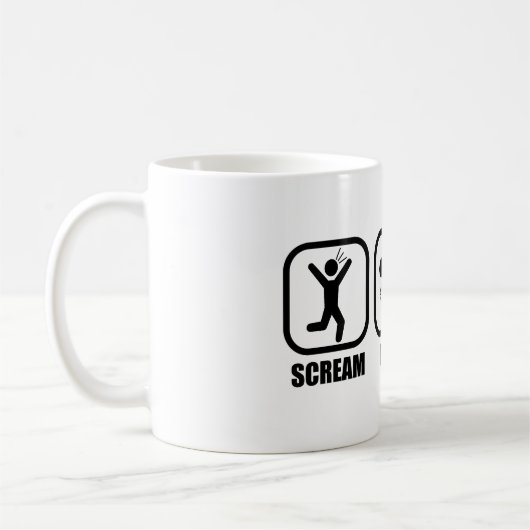 Scream Barf Climb Kaffeetasse (Links)