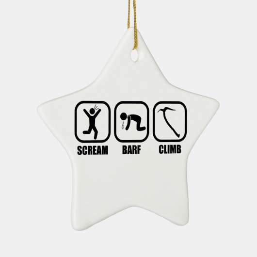 Scream Barf Climb Keramik Ornament (Rechts)