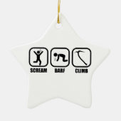 Scream Barf Climb Keramik Ornament (Vorne)