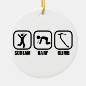 Scream Barf Climb Keramik Ornament (Vorne)