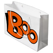 Scream Boo Große Geschenktüte (Rückseite Schrägansicht)