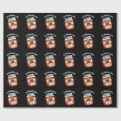 Scream chi Funny Kimchi Puns Dark BG Geschenkpapier (Flach)