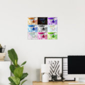 'Scream Collage' Poster (Heimbüro)