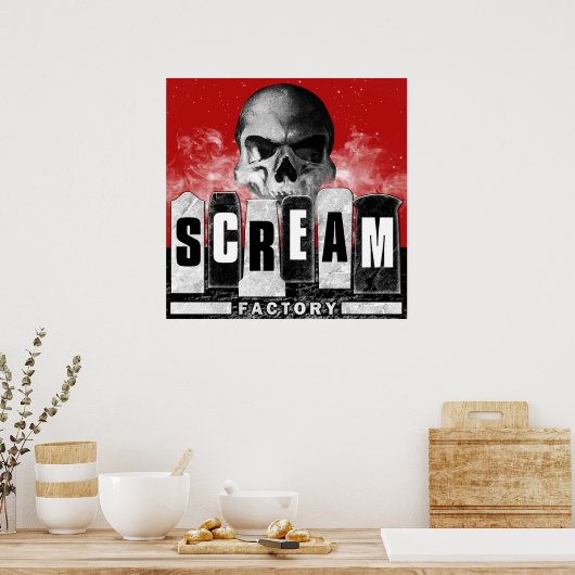 Scream Factory Poster (Küche)