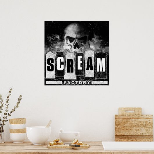 Scream Factory Poster (Küche)
