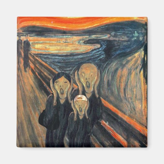 'Scream Family' Magnet (Vorne)