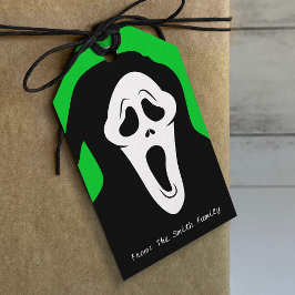 Scream Ghost Face Halloween Gift Tags Geschenkanhänger