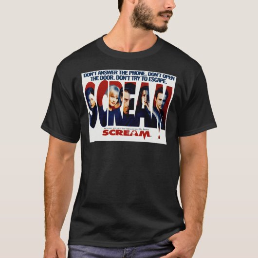 Scream Horror Movie Original Classic T - Shirt (Vorderseite)