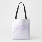 Scream Lettering Halloween Trick-oder-Leckerei Lil Tasche (Vorderseite)