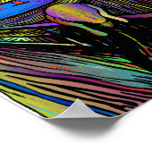 Scream Painting Family Lake People Nature Poster (Ecke)