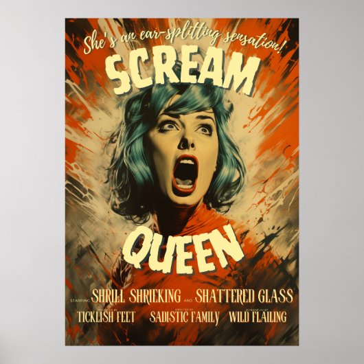 Scream-Queen-Filmplakat Poster (Vorne)