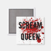 Scream Queen Magnet (Vorderseite/Rückseite)