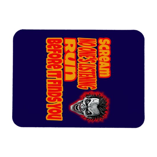 Scream & Run Magnet (Horizontal)