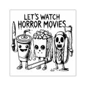 Scream Snacks & Silver Screens Gummistempel (Prägung)