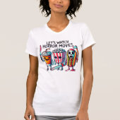 Scream Snacks & Silver Screens T-Shirt (Vorderseite)