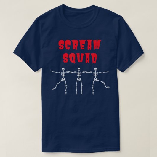 Scream Squad Group Halloween Fun Group Costume 738 T-Shirt (Design vorne)