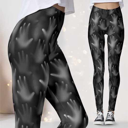 Screamer Spuk verlorene Soule Gothic Hands Gesicht Leggings