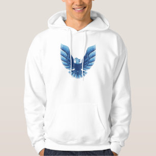 Screamin Eagle Blau 2 Distressed Hoodie