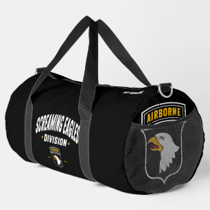 Screaming-Adler - 101. Im Flugzeug Division Custom Duffle Bag