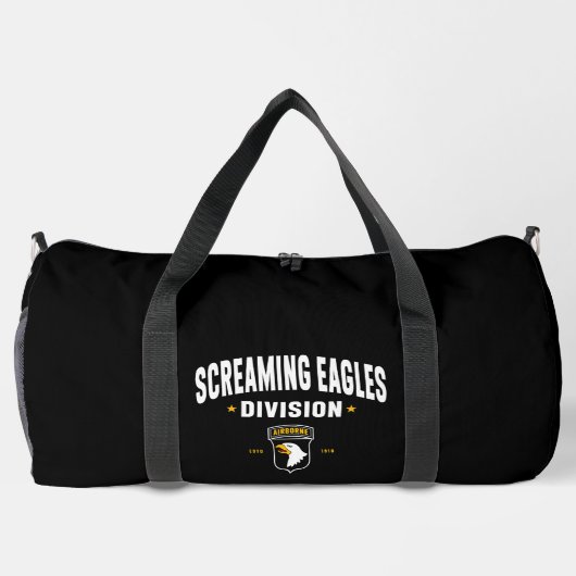 Screaming-Adler - 101. Im Flugzeug Division Custom Duffle Bag (Rückseite)