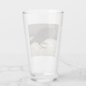 Screaming Crow (von Jan Mankes) Glas (Rückseite)