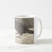Screaming Crow (von Jan Mankes) Kaffeetasse (VorderseiteRechts)