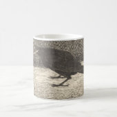 Screaming Crow (von Jan Mankes) Kaffeetasse (Mittel)