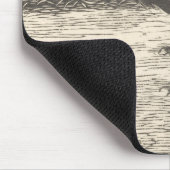 Screaming Crow (von Jan Mankes) Mousepad (Ecke)