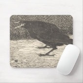Screaming Crow (von Jan Mankes) Mousepad (Mit Mouse)