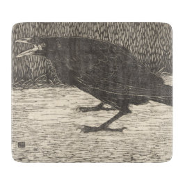 Screaming Crow (von Jan Mankes) Schneidebrett