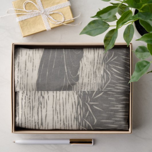 Screaming Crow (von Jan Mankes) Seidenpapier (Geschenk)